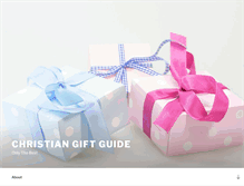 Tablet Screenshot of christiangiftguide.com